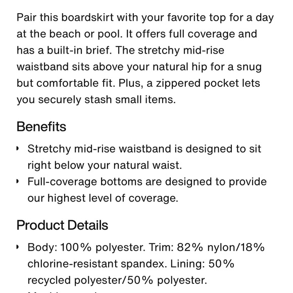 Nike | Swim Board Skirt Navy - Picture 7 of 13